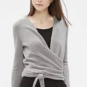 Eileen Fisher Cashmere Ballet Wrap Sweater